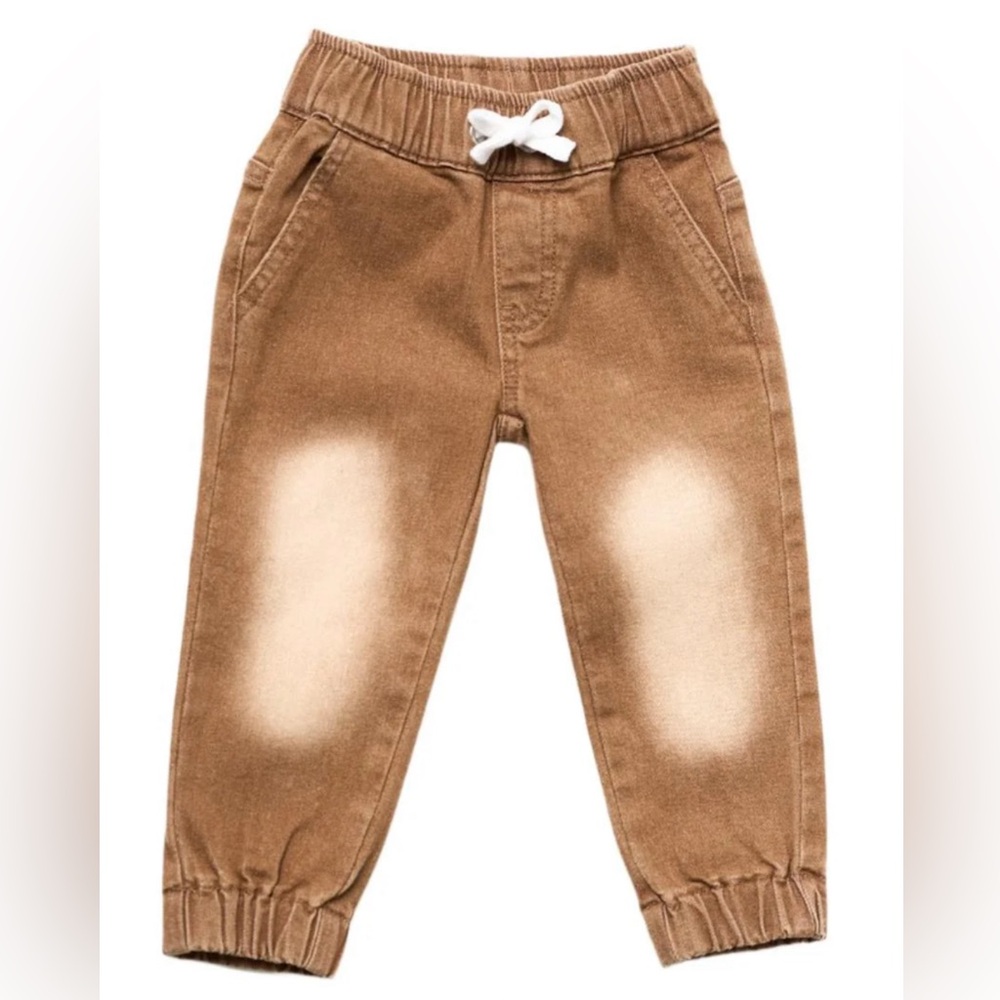 NWT Little Bipsy Tan Kids Jeans Size 6-12M